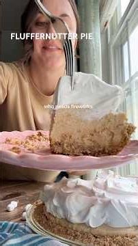 Fluffernutter pie 🥜🥜