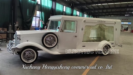 horse carriage manufacturer (@hyshorsecarriage) - Modern Hearse: Sleek Design for Funeral Services