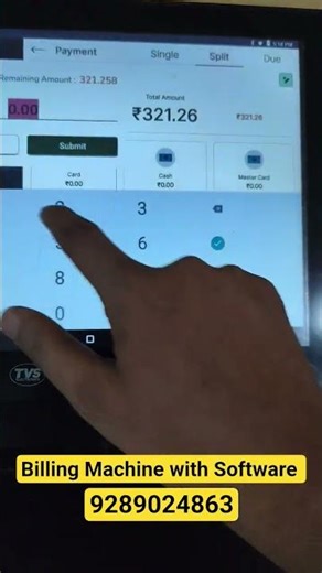 Touch POS Billing Machine for restaurants & Cafe Business owners.#viral