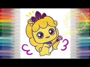 ⚜️색칠놀이⚜️ 반짝반짝 캐치티니핑 공쥬핑 공주핑 색칠하기🎨 Catch teenieping LADYPING coloring 색칠공부