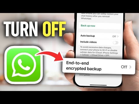How to Turn Off End-to-End Encryption Backup on WhatsApp
