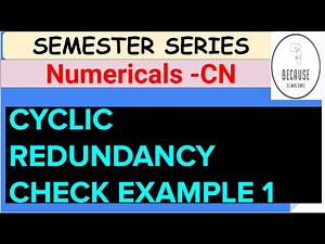 Cyclic Redundancy Check Part 1 in Tamil