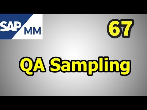 67-SAP MM Free Course: QA Sampling
