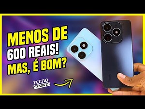 TECNO SPARK 20 é BOM? VALE A PENA COMPRAR? RODA JOGOS? REVIEW do novo CELULAR BARATO!