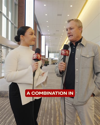 John Lynch talks about what he looks for in participants at The Combine. Full Interview 📹: https://49rs.co/4kXp4G6 | San Francisco 49ers