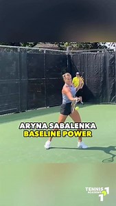 Aryna Sabalenka Insane Baseline Power Smart power isn’t about swinging harder. It’s about loading, driving, and committing through every shot. This is baseline pressure done right. 👉 Follow @TennisAcademy101 to train smarter. #Sabalenka #BaselinePower #TennisReels | TennisAcademy101