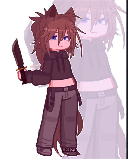 Flip that knife || idea: Pohoyoko || #trend #animation #ibispaintx #alightmotion #gachalife2