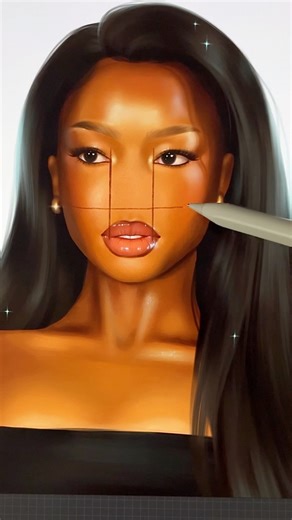 Fast nose tutorial ♡₊˚ 🦢・₊✧ #howtodraw #digitalart #procreatetutorial