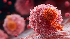 Microscopic View of Cancer Cell Interactions: Analyzing the Complex Dynamics of Tumor Cells Engaging with the Immune System Under High Magnification and Advanced Imaging Techniques | Premium Stock Video Footage