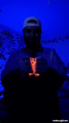 Illuminate your surroundings and create a mesmerizing light show with these LED flash gloves. on Make a GIF