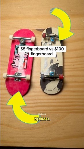 the difference between $5 tech decks and $100 pro fingerboards 🙏#fingerboard #techdeck