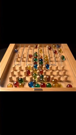 Hypnotic Marble Plinko Drop 💧 #shorts