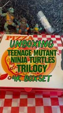 UNBOXING TMNT TRILOGY BLU RAY 4K ‪@Arrow_Video‬ ​⁠ #tmnt #physicalmedia #unboxingvideo #newlinecinema