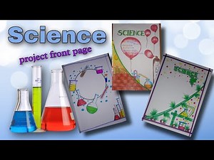 Top 3 science project front page design 🥰 science portfolio #scienceproject 🥰 #portfolio making