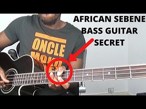 Understand BASS Guitar techniques for African music Sebene and Congoelse Rumba