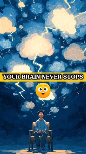 DoYouKnow? on Instagram: "Your Brain Never Truly Rests 😳🧠 Even at rest, your brain runs the default mode network— used for memory, imagination, and self-thinking. That’s why your mind wanders when you’re doing nothing. Follow for mind-blowing brain facts 👇 @doyouknow.channel_ #facts #brain #sciencefacts #didyouknow #viral"
