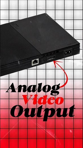 PlayStation 2's high quality video output trick using component wires #gaming #playstation #ps2 #ps5