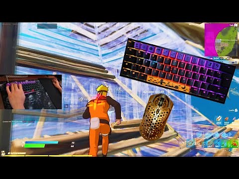 Ducky One 2 Mini ASMR Chill🤩Satisfying Gameplay Keyboard Fortnite 390 FPS Smooth 4K