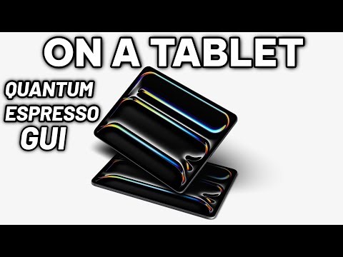 Building a Quantum ESPRESSO GUI on a Tablet