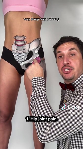 Y’all are confusing your hip pain! 👀 Want to know what is really going on? Join Dr. Mike on a journey through hip anatomy and possible issues that can occur! 🫡 Hip Joint pain is a very sharp, stabbing pain right in the crease of the hip where the head of the femur fits into the hip socket (acetabulum). It is known as FAI, or Femoroacetabular Impingement, and happens when the ball and socket aren’t playing nicely together. ❌ Hip Flexor pain is less common than you might realize and is more of a