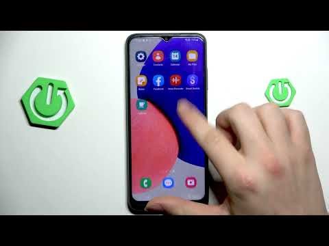 SAMSUNG Galaxy A22 5G – Turn On or Off App Drawer