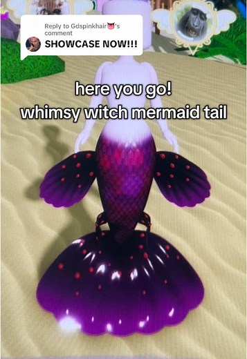 Whimsy Witch Mermaid Tail in Royale High