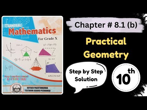 Exercise 8.1 (b) Practical Geometry | How to Construct a Triangle | General Math Class 10