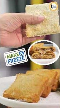 Cheeseburger Samosa Parcels 👉Make and Freeze Ramadan Special Recipe by Food Fusion