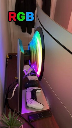 🎮 “Not Gonna Lie… The RGB Behind This Monitor Is Everything 🤤