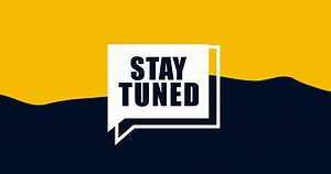 Download stay tuned banner calm animation for free