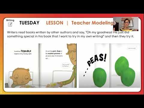 First grade writing lesson: Mentor text: Ellipses