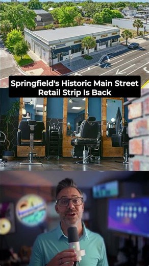 Historic retail center in Springfield restored, signs first tenant