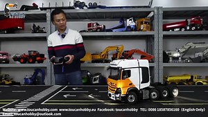 3.9K views · 399 reactions | 1/14 RC LESU 8*8 Metal Chassis Benz Tractor Truck HerculesCab, 3speed, diff lock, light & sound, smoking. | Toucanhobby | Facebook