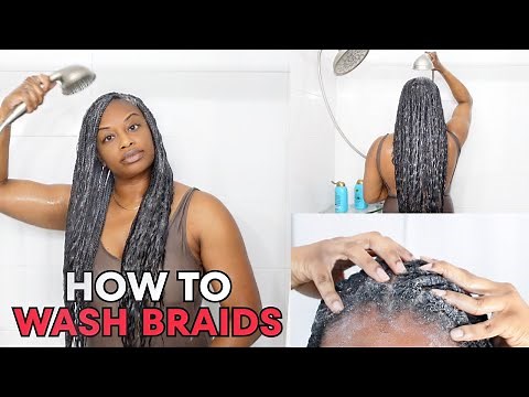 How to Wash Braids | Easy Hairline Refresh
