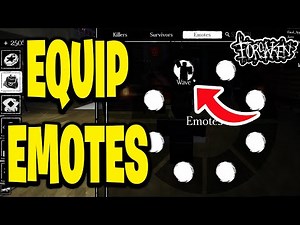 How To Equip Emotes In Foresaken