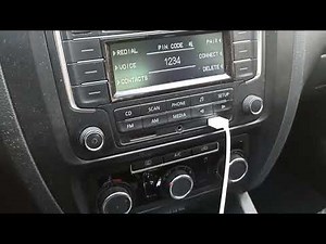 cómo conectar emparejar mi celular al estereo del Jetta mk6 por vía Bluetooth para escuchar música