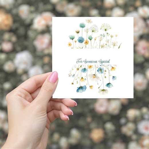 Spring Floral Printable Gift Tags 3x3 Inch, Editable Thank You Cards, Digital Download, Custom Flower Borders, Watercolour Party Favour - Etsy