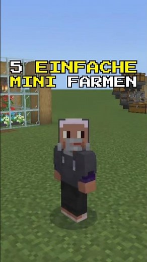 5 EINFACHE MINI FARMEN FÜR ANFÄNGER! MINECRAFT BEDROCK #minecraft