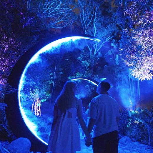 22 shares | Walk through Astra Lumina and watch native bushland transform into a celestial light trail, where stars drift around you and the cosmos feels close enough to touch. ✨ This is how the Gold Coast does stargazing. Book your tickets now ⭐️ | Astra Lumina Gold Coast | Facebook