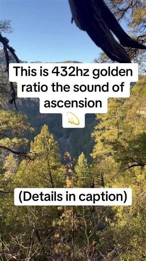 This is 432 Hz Golden Ratio — the sound of ascension. Here’s what that actually means. 432 Hz is often called a “natural harmony” tuning because it feels softer and more grounding to the nervous system than standard digital tuning. But what makes this sound different isn’t just the base frequency — it’s the structure. Every layer you’re hearing is spaced using the Golden Ratio (1.618…), the same mathematical pattern found in spirals of galaxies, ocean waves, pinecones, flowers, and the human bod