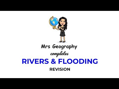 Rivers and flooding GCSE REVISION SUMMARY