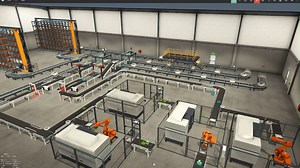 手搓一条自动化流水线程序，包含机加工、装配、立体仓库、视觉分捡！