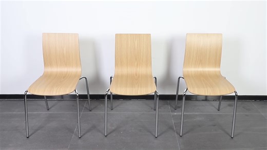 Custom Commercial Restaurant Furniture Laminate Wood Plywood Stacking Chair Sets for Dining Cafe