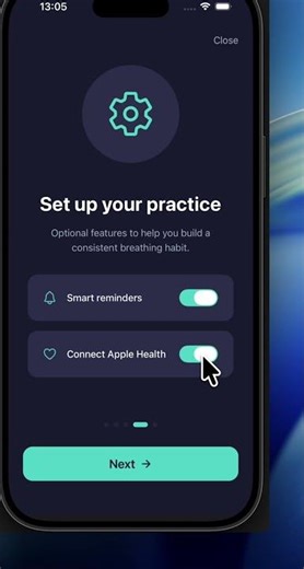 This breathing app (Flow Breath) actually works #breathwork #stressrelief #mentalhealth
