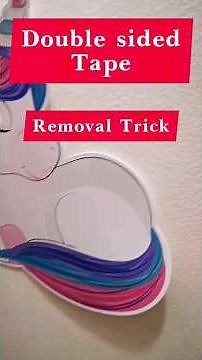 Double Sided tape Removal | How to remove Adhesive stains | Tape removal tricks | Sticky stain hack