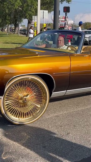 Candy gold 71 Chevy vert on gold 24’s Daytons