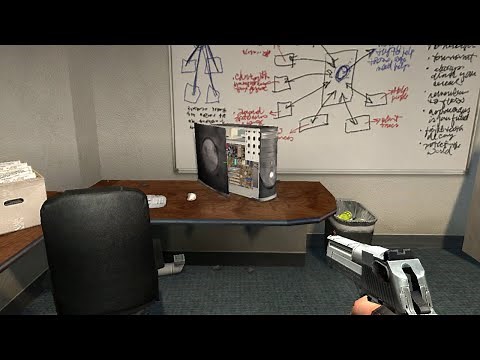 Disassembled the PC in the Office map of Counter-Strike: Source.