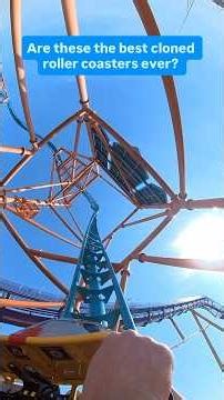 Who like Sky Rocket 2 model roller coasters? #rollercoaster #buschgardenswilliamsburg
