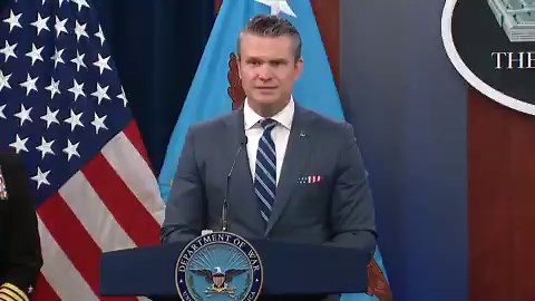 Secretary of Defense Pete Hegseth on allied contributions:"You can't live in a world in perpetuity where you just rely on America to do the heavy lifting.""Oh, Iran might get a nuclear bomb. Who's gonna do something about it? America. And America only.""We should live in a world where other countries can defend waterways, not just the US Navy.""Other allies have Talked a lot and haven't Done anything.""Other allies need to invest in their capabilities so they can project power and do basic tasks