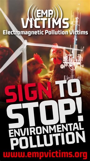 ANIMALS DIE WHEN EXPOSED TO ENERGY AND TELECOM FACILITIES. Farmers, join us, speak up! First testimonials of Patrick Pilon, and Luc Auffray who lost all their animals: https://youtube.com/shorts/RqTaRdIKvuQ?feature=share - https://youtube.com/shorts/ks4p216zlRA?feature=share - RADIATION IS AN ENVIRONMENTAL POLLUTION! ELECTROMAGNETIC POLLUTION VICTIMS - Read and sign the Appeal: https://empvictims.org - Watch all video testimonials: https://urls.fr/VJSwd5 - Read all signatories messages: https://